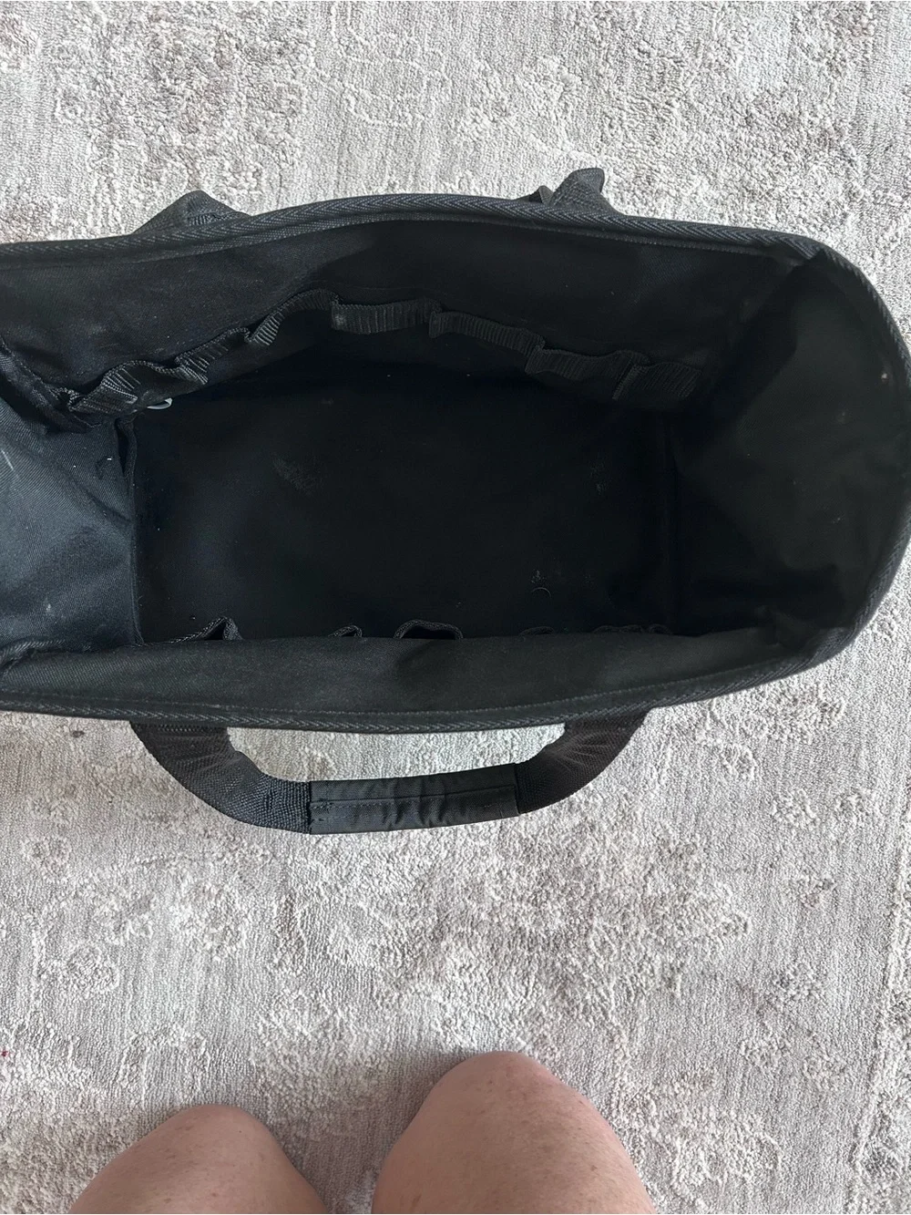 Carhartt Utility Tool Tote Black New Rain Defender Sturdy Comfort Grip Polycor